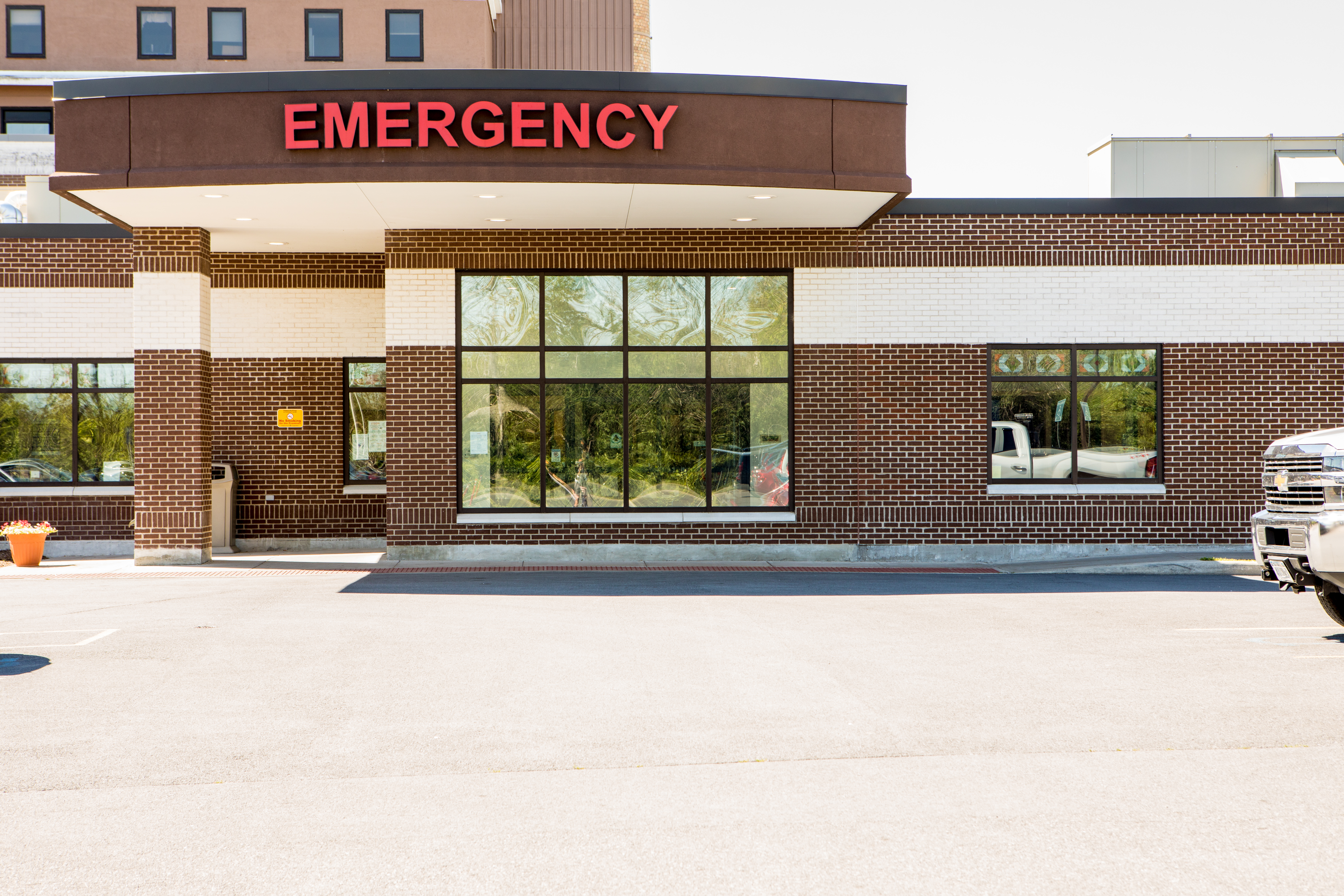 Champlain Valley Physicians Hospital Emergency Department Entrance.