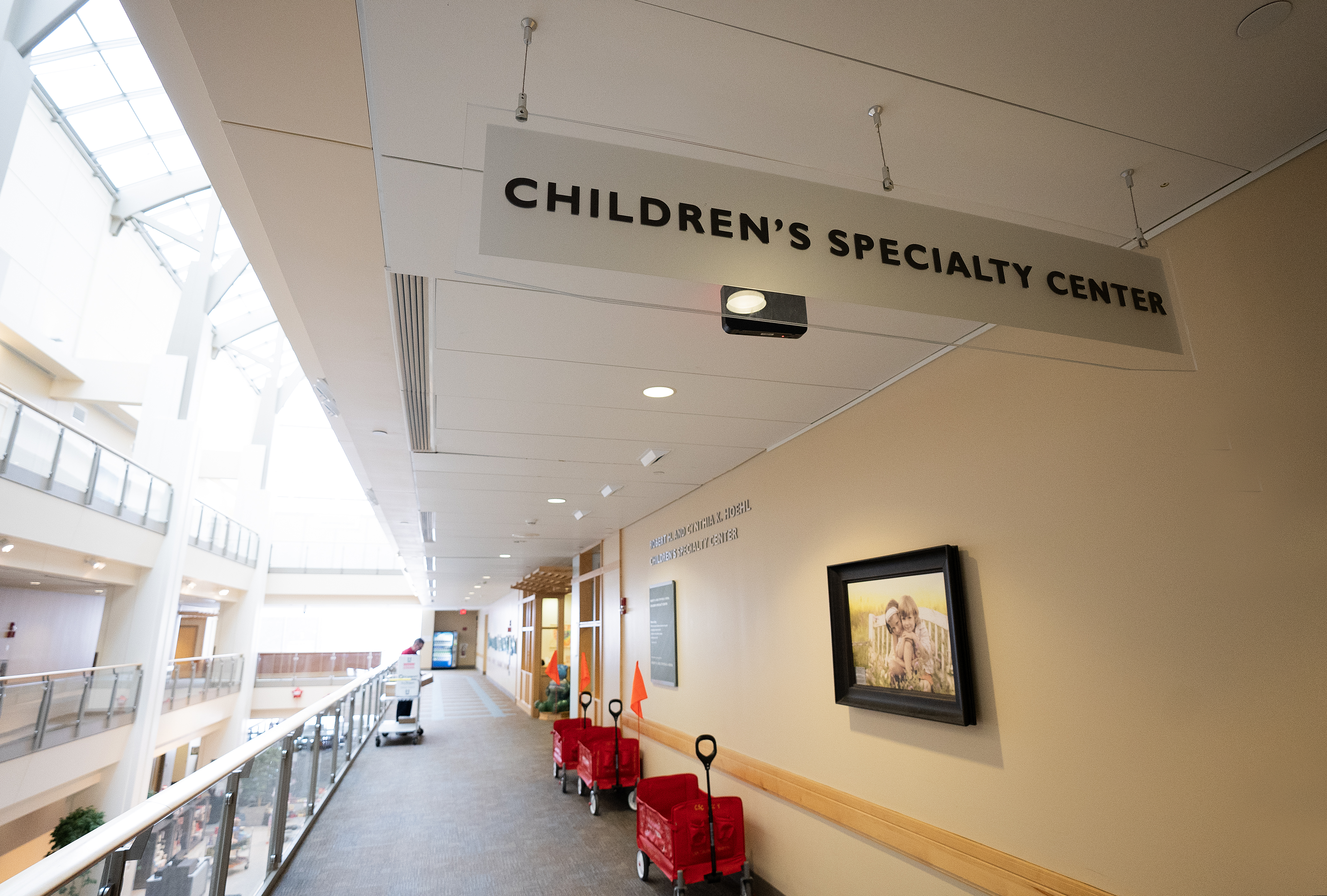 Photo of the entrance to the Children's Specialty Center.
