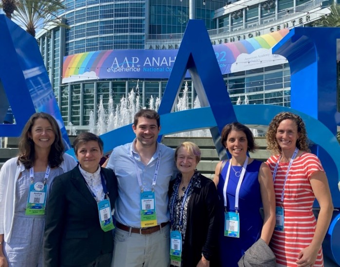 GME Pediatric Residents and faculty at an AAP event