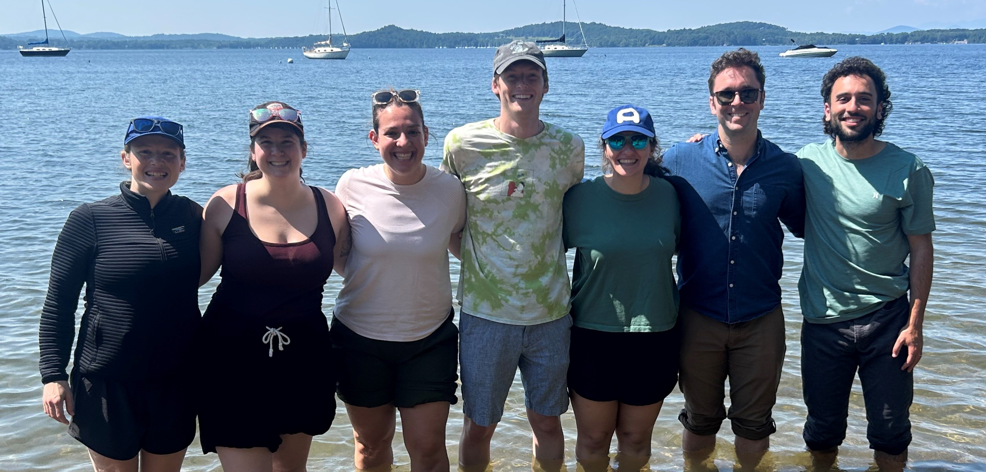 Group Photo of Family Medicine residents at Lake Champlain