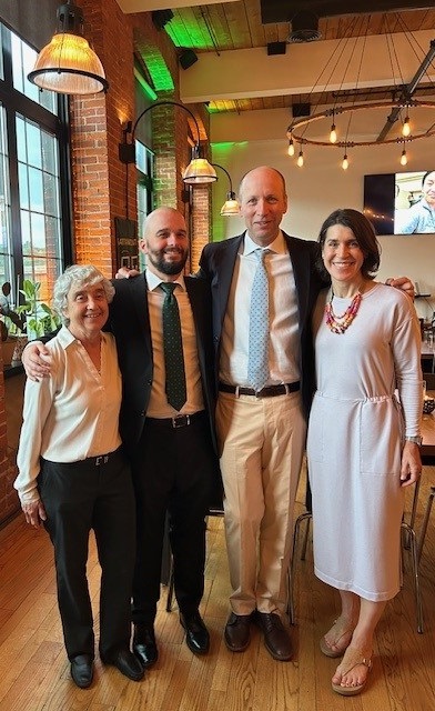 Nathan Bombardier, MD at graduation with family