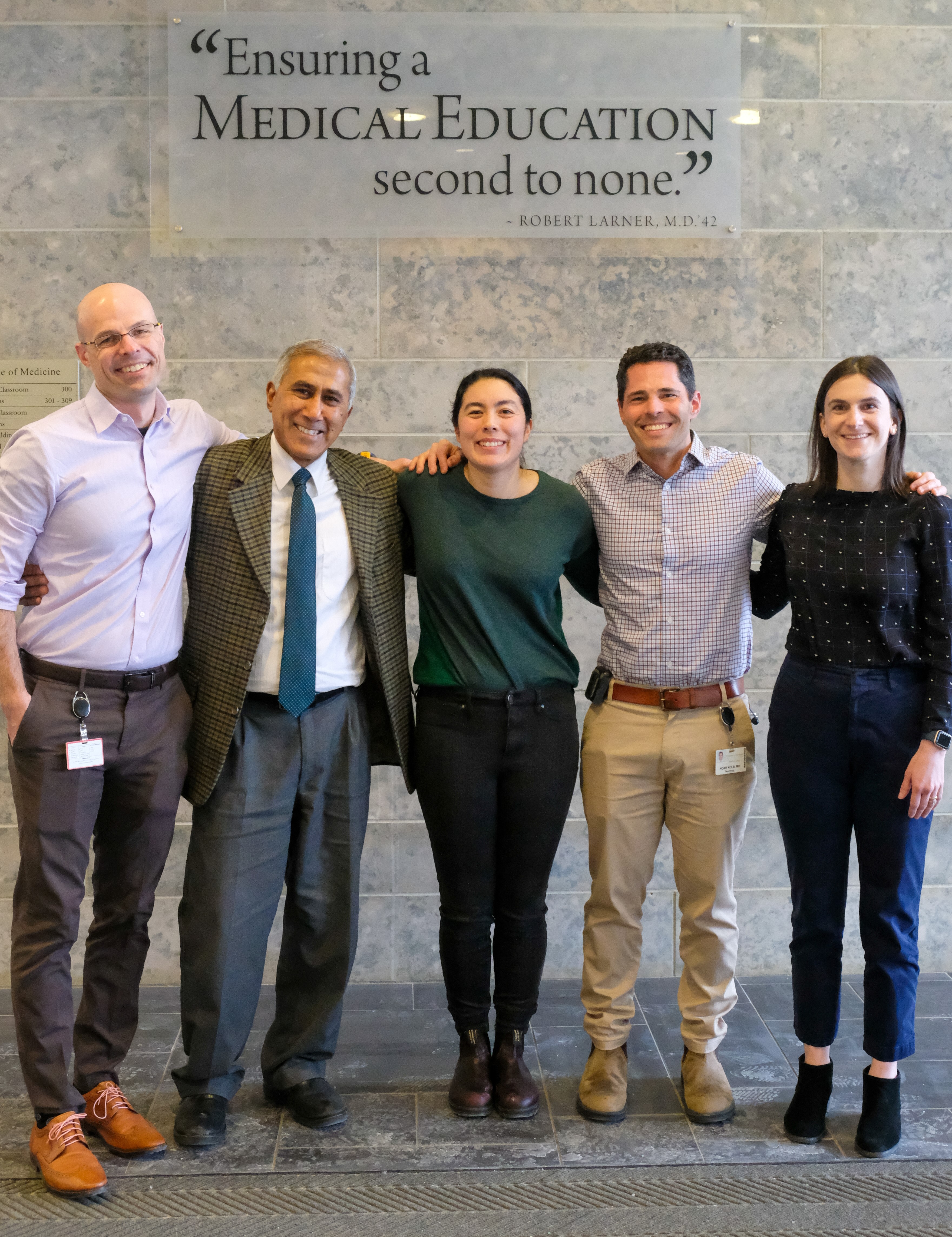 GME Neuromuscular Fellowship Faculty - Dr. Mike Hehir, Program Director, Dr. Waqar Waheed, Dr. Midori Eckenstein, Dr. Noah Kolb, Dr. Lizzy Isaacoff