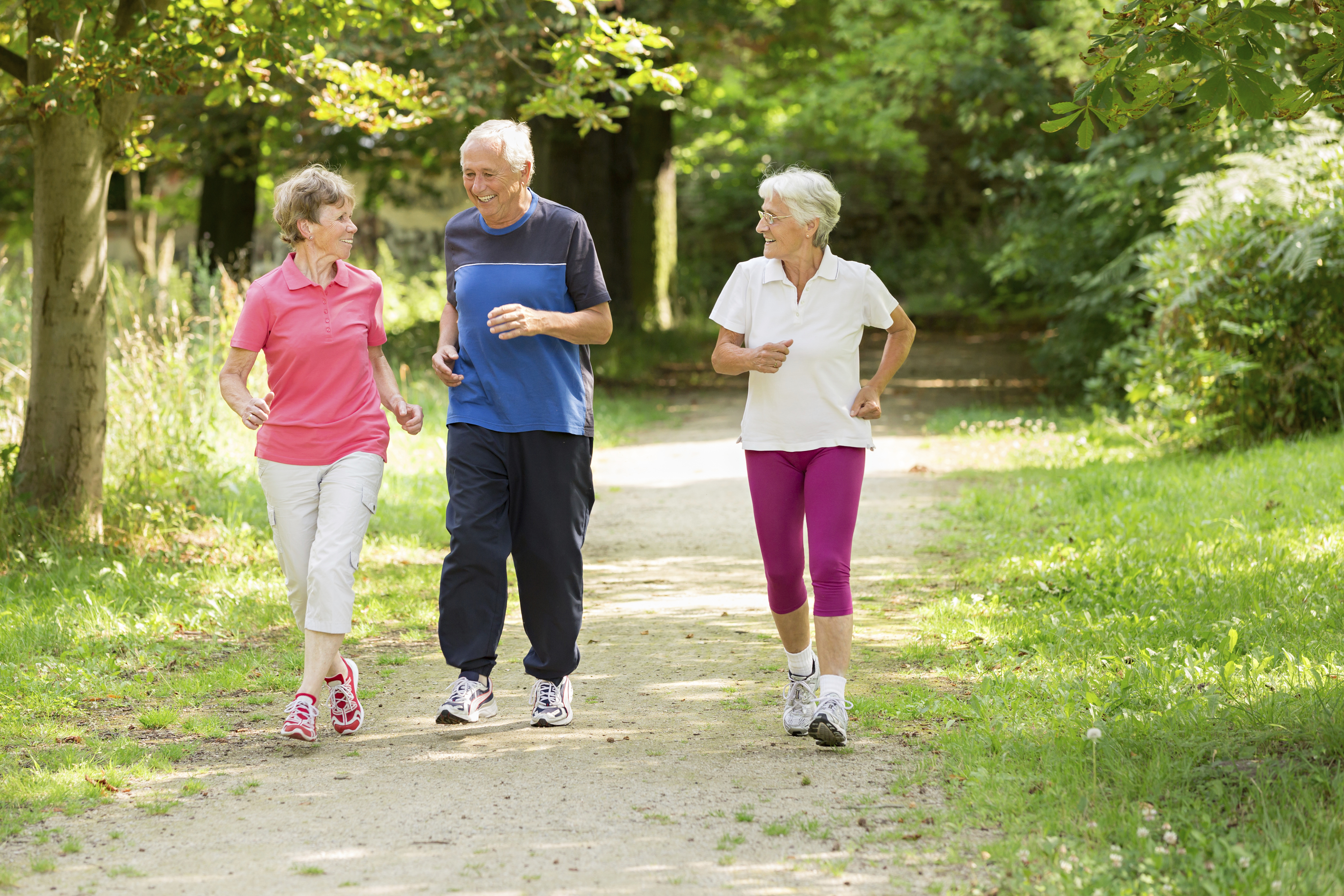 a group of people walking 