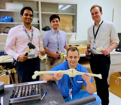 GME Orthopaedics & Rehabilitation - Residents in Simulation Lab