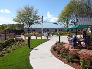 The entrance to Helen Porter Rehabilitation & Nursing at Porter Medical Center.