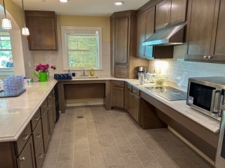 A kitchen in the Memory Care Unit at Helen Porter Rehabilitation & Nursing at Porter Medical Center.