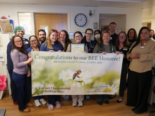 Bee Award celebration at Champlain Valley Physicians Hospital.
