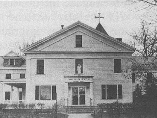 Historical photo of Fanny Allen Hospital.