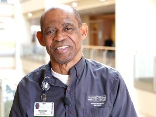 UVM Medical Center employee Francisco Herrera.