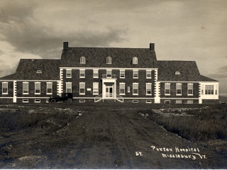 Historical photo of Porter Medical Center.