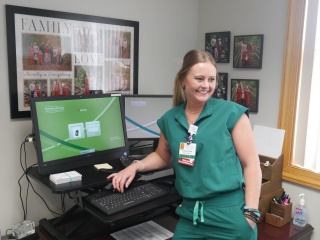 Morgan Stone is a nurse at Alice Hyde Medical Center.