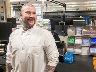 Portrait of Dylan Arquette at Champlain Valley Physicians Hospital.