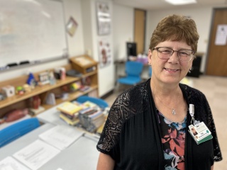 Portrait of Tina Andrews-Perry.