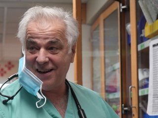 Mike Kiernan, MD, works in the Porter Medical Center Emergency Department.