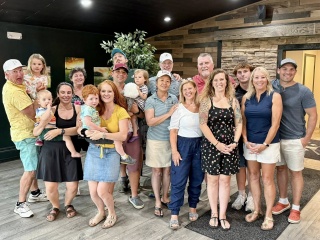 The Smith Family gathers for their annual fundraiser golf tournament.