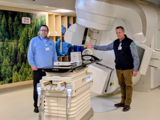 LINAC Linear Accelerator at Central Vermont Medical Center.