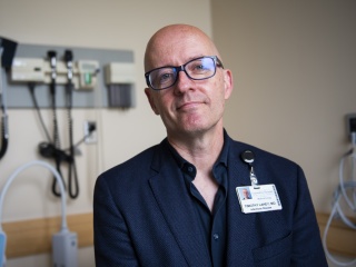 Portrait of Tim Lahey, MD, MMsC, at UVM Medical Center.