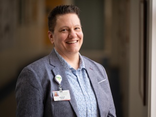 Portrait of Louella Richer at Porter Medical Center.