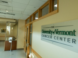 Outside of the University of Vermont Cancer Treatment Center.