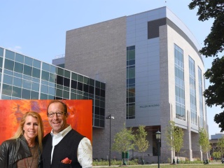 Beth and Gregg Beldock provided philanthropic donations to help build the Miller Building at UVM Medical Center.