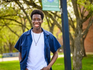 Edonusem H.A.Y. Pomeyie, Colchester High School student and poet.