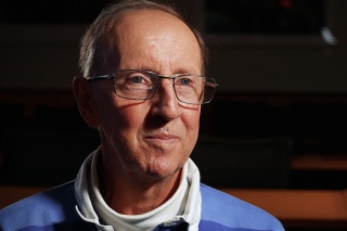 Portrait of Louis Gadreau, a kidney transplant patient at UVM Medical Center.