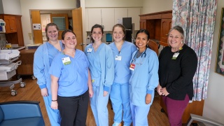 Photo of the staff at Porter Birthing Center.