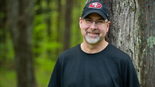 Portrait of cancer patient Eric Bergeron who received CAR T-Cell Therapy