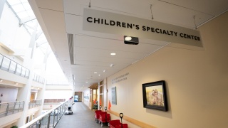 Photo of the entrance to the Children's Specialty Center.