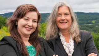 CVMC Development team Barbara McAndrew and Kate Arslambakova