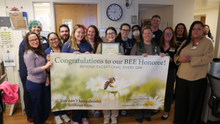 Bee Award celebration at Champlain Valley Physicians Hospital.