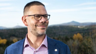 Central Vermont Medical Center employee Travis Beebe-Woodard