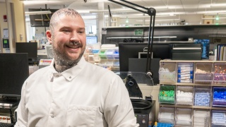 Portrait of Dylan Arquette at Champlain Valley Physicians Hospital.