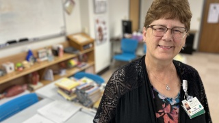 Portrait of Tina Andrews-Perry.