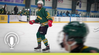Kian Ruid plays high school hockey.