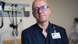 Portrait of Tim Lahey, MD, MMsC, at UVM Medical Center.