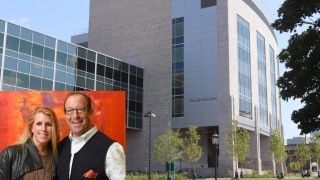 Beth and Gregg Beldock provided philanthropic donations to help build the Miller Building at UVM Medical Center.