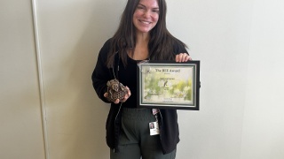 Kate Juntunen, case manager at Champlain Valley Physicians Hospital, received the BEE Award for her compassionate advocacy and support of patients and families.