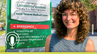 Portrait of Eva Zaret at Central Vermont Medical Center.