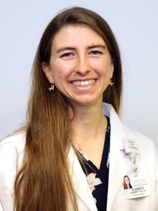 Headshot of Elizabeth Izzo, PA-C, an Emergency Medicine Physician Assistant.