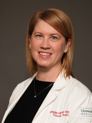 Headshot of Maggie Glover-Stief, NP, a Vascular Surgery Nurse Practitioner.