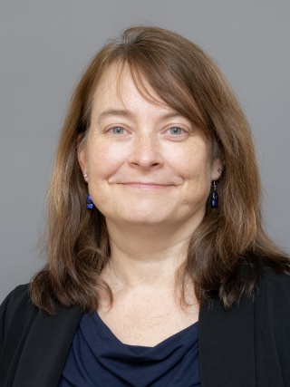 Portrait of Heather Kendrew.