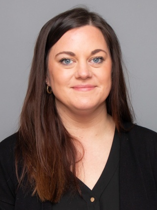 Portrait of Rebecca Shutts, MSN, MBA, RN.