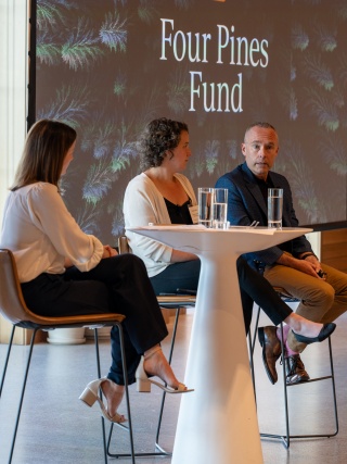Dr. Craig Bryan, PysD, ABPP, director of UVM Medical Center's new Suicide Care Center, speaks at an event.