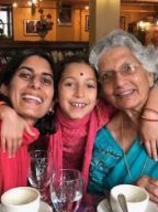 Devika Singh, MD with her family