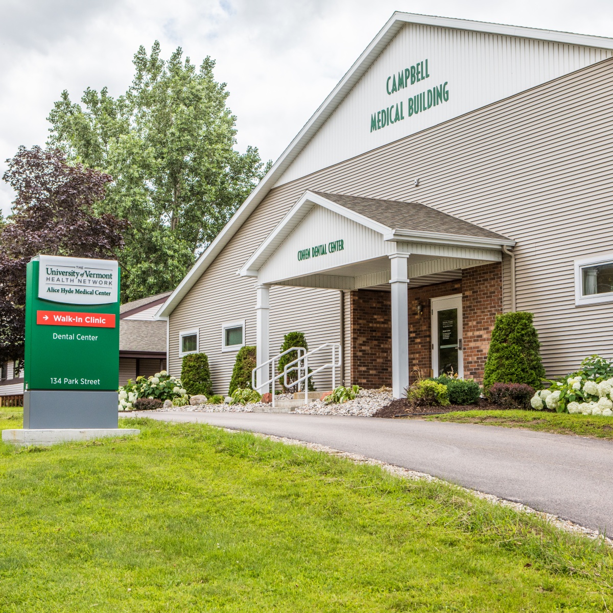 Dental Center, UVM Health Alice Hyde Medical Center University of