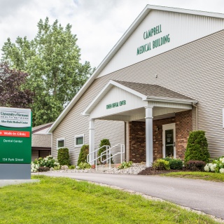 Outside the building of the Alice Hyde Walk-In Clinic and Dental Center.