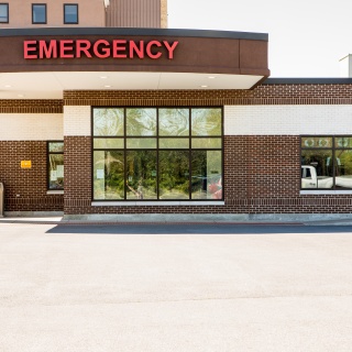 Champlain Valley Physicians Hospital Emergency Department Entrance.