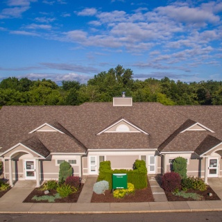 Drone picture of the Alice Hyde Primary care building.