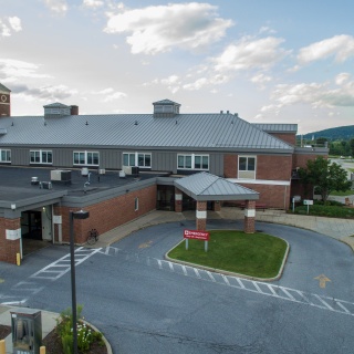 Porter Medical Center in Middlebury Emergency Room Entrance.